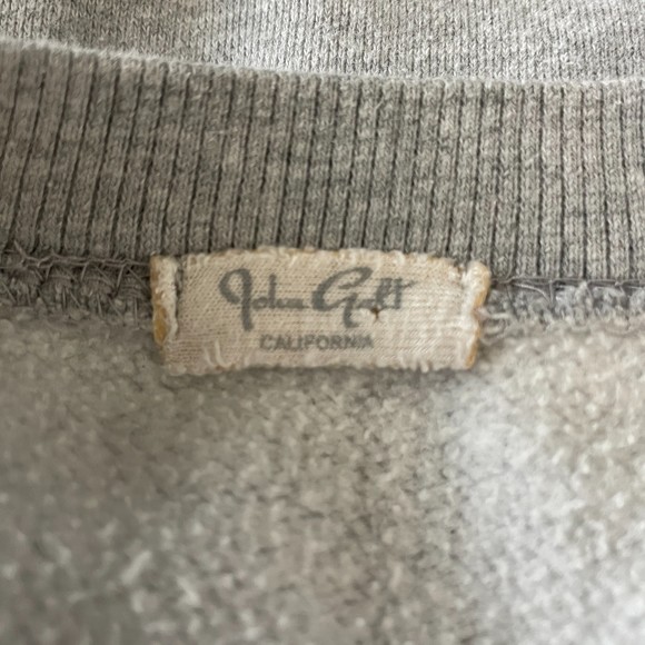 BRANDY MELVILLE JOHN GALT GRAY CROPPED ALIEN SWEATSHIRT TOP SMALL - Picture 8 of 9
